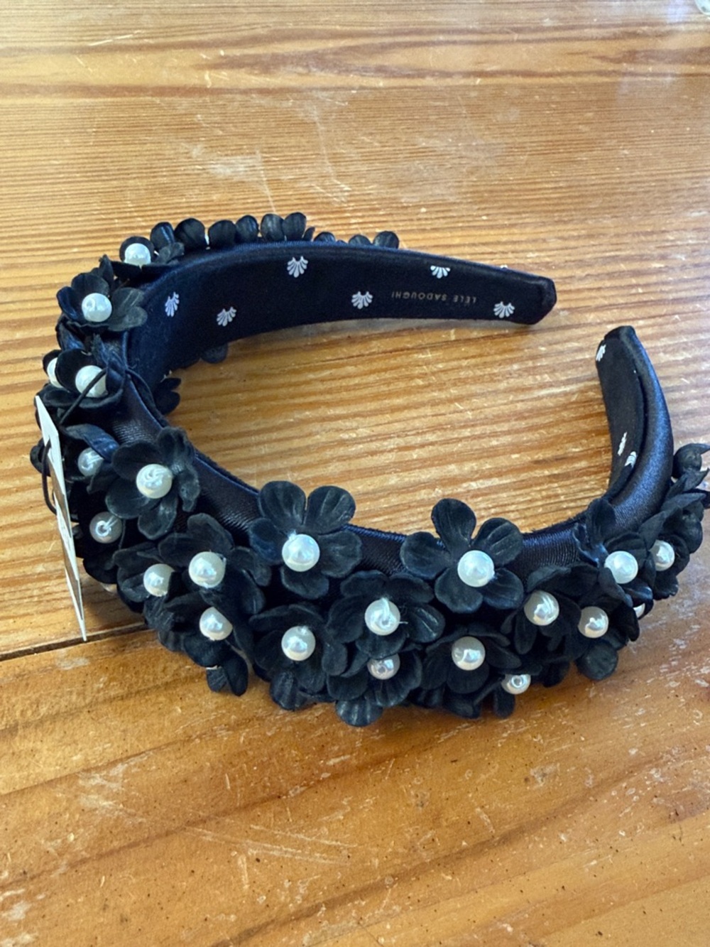 Lele Sadoughi Flower Alice headband, NWT - Picture 3 of 7